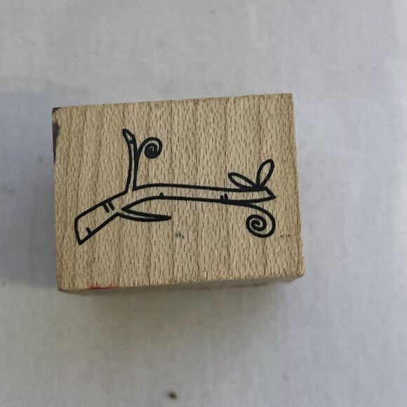 RUBBER STAMP Wood Block Lot Birds Birdhouse Twig 4 stamps Crafts Cards Scrapbo - Picture 3 of 10